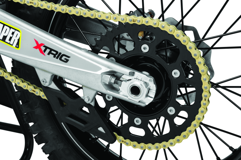 ProTaper Husqvarna/KTM rear black sprocket with 48 teeth, designed for off-road motorcycles, featuring durable metal construction.