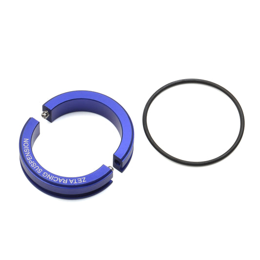 ZETA Lowdown Inner Kit 30mm rear for KYB 46 shocks, part ZE56-32246, shown with coil spring and shock components.