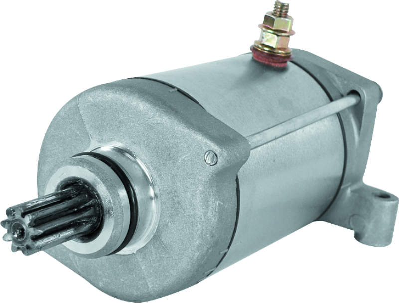 QuadBoss Yamaha YFM700 motor starter installed on Rhino 700 FI and Raptor models, showcasing durable automotive components.