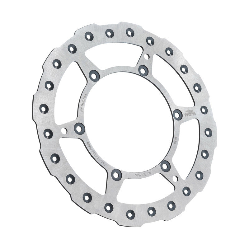 JT Braking JTD6026SC01 front brake rotor for KTM and Husqvarna off-road motorcycles, showing the vented metal disc.