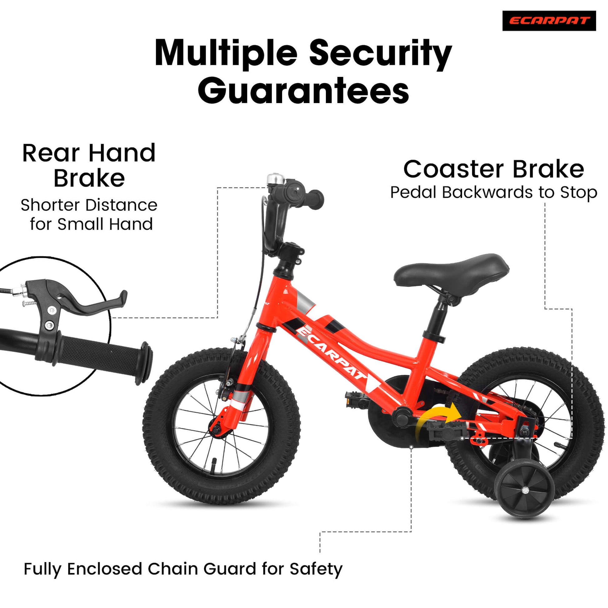 Ecarpat GrowTo18 18“ Kid Bike - Howling Moto