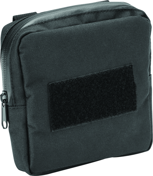 Kuryakyn Quick Stash Molle Pouch for motorcycles with durable fabric and multiple attachment points for secure storage