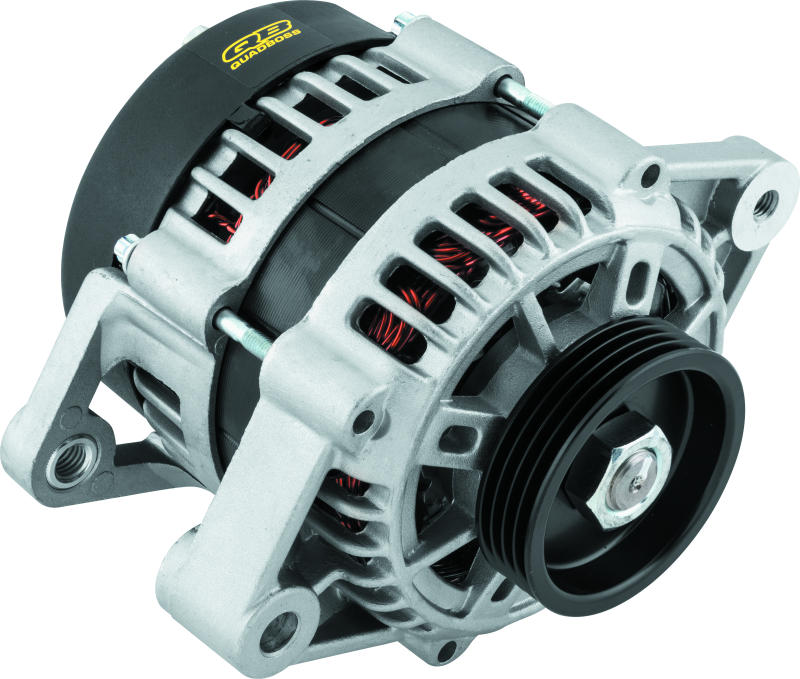 QuadBoss alternator for John Deere Gator XUV 825i 4x4, part #463762, showing the automotive alternator with mounting brackets.
