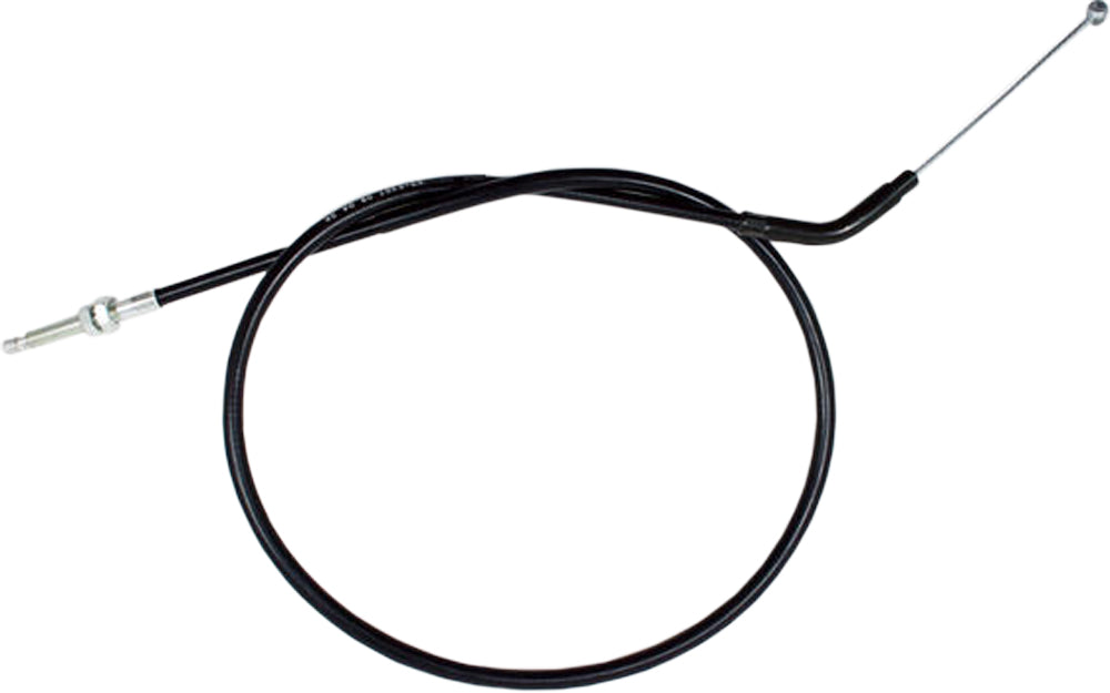 Motion Pro black vinyl clutch cable, part no. 02-0307, showing the durable cable with protective black vinyl coating for motorcycle clutch systems.