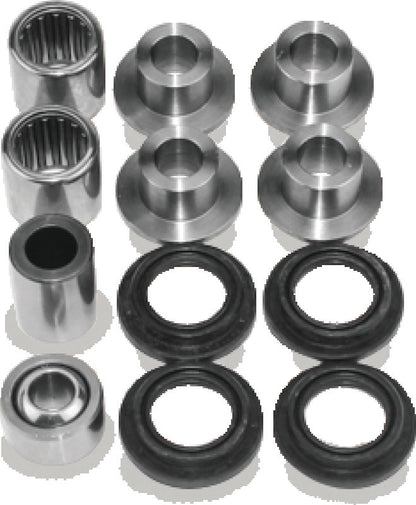 QuadBoss Kawasaki KVF650 Brute Force 4x4 lower A-arm repair kit with replacement parts for ATV suspension.
