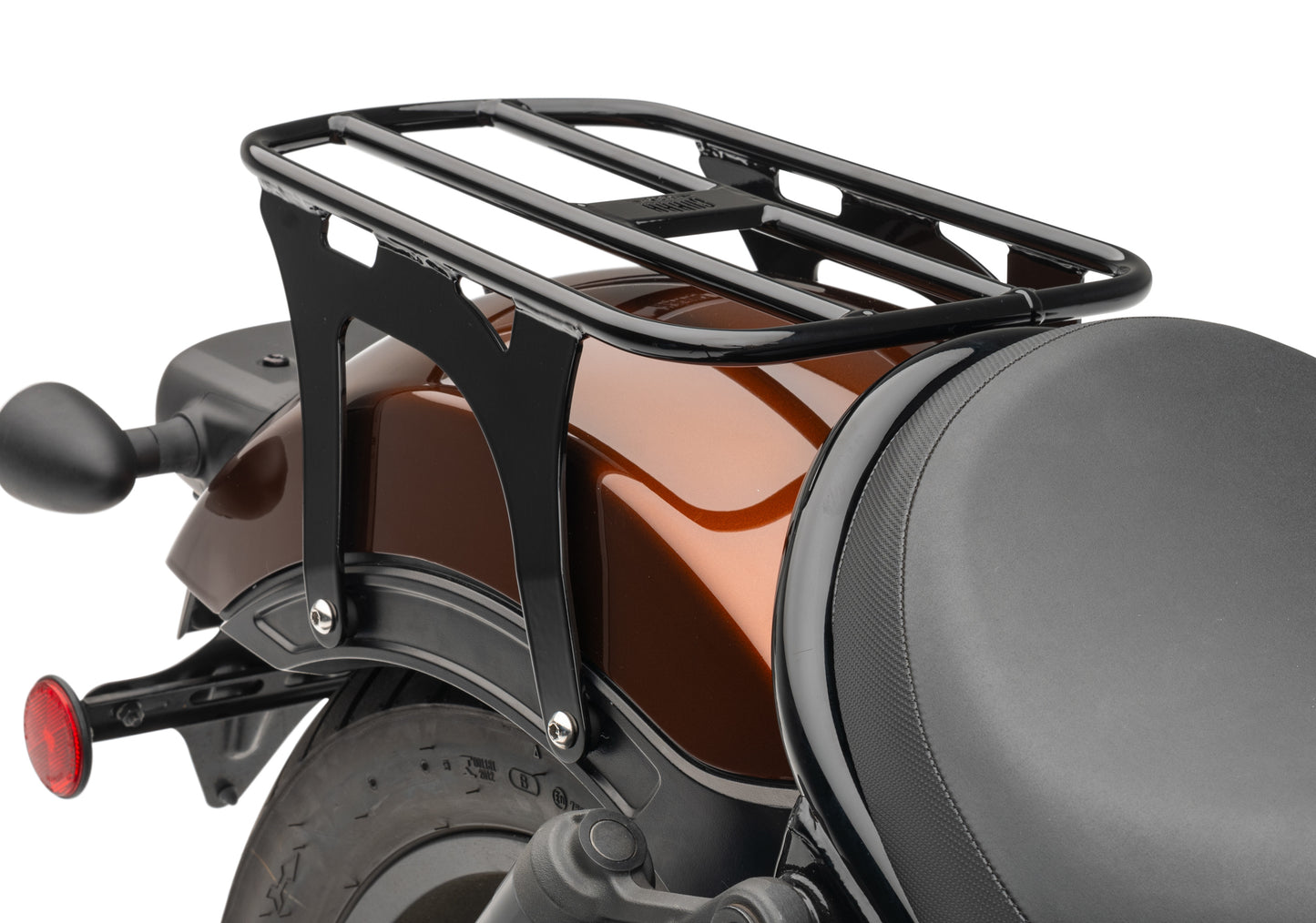 COBRA, Cobra Solo Luggage Rack Tube for Honda Rebel 1100 - Black Finish, Part 02-4109B