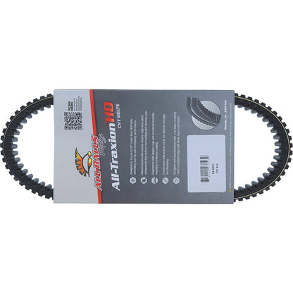 All Balls CV belt, high-performance automotive drive belt with part number 25-9021, showing its durable rubber construction.