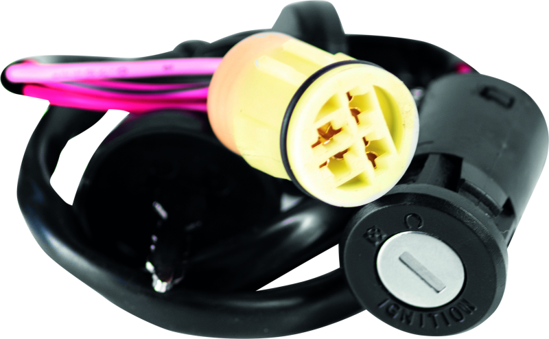 QuadBoss ignition switch for Honda TRX400FW and TRX350FM FourTrax Rancher 4x4 models, showing the key and switch assembly.