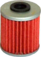HIFLOFILTRO HF207 motorcycle oil filter with high performance design and easy installation, shown in a close-up image.
