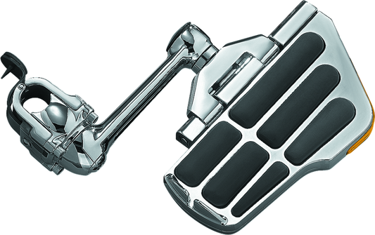 Kuryakyn Ergo II Cruise Boards with LED lights for Honda GL1800 Gold Wing, chrome finish, showing the rider footboards and LED accents.