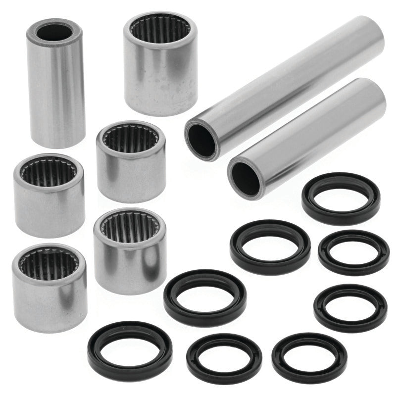 QuadBoss Yamaha YFZ450R linkage repair kit, part number 416221, showing assembled metal components for ATV suspension repair.