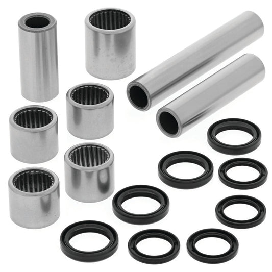 QuadBoss Yamaha YFZ450R linkage repair kit, part number 416221, showing assembled metal components for ATV suspension repair.