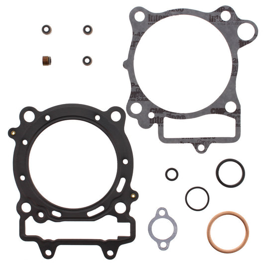 QuadBoss Kawasaki KFX450R top end gasket set and piston replacement kit for 2008-2014 ATV engine repair.