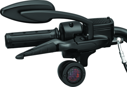 Black Kuryakyn ISO Levers for Harley Davidson Touring Models 2017-2020, featuring ergonomic design and high-quality craftsmanship.