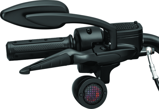 Black Kuryakyn ISO Levers for Harley Davidson Touring Models 2017-2020, featuring ergonomic design and high-quality craftsmanship.