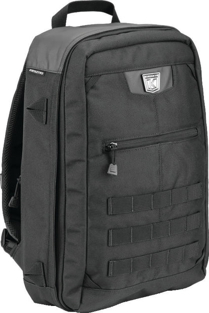 Kuryakyn Momentum Runaway Backpack for powersports and daily commuting, shown with adjustable straps and durable design.