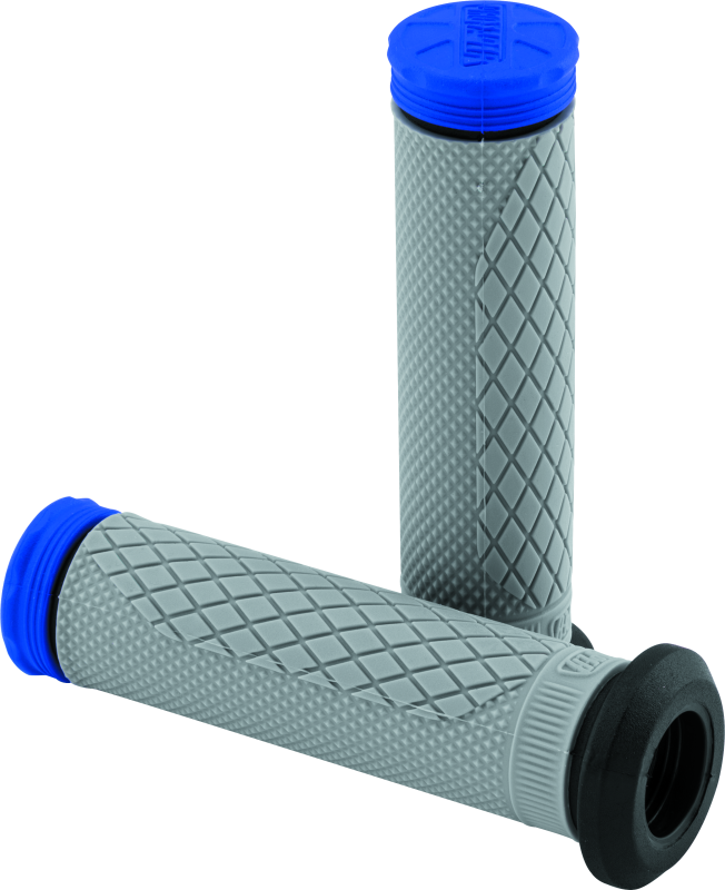 ProTaper, ProTaper Tri Density Full Diamond ATV Grips - Blue, Part Number 024879