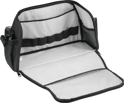 Kuryakyn Momentum Gunslinger Range Bag for motorcycle gun storage with multiple compartments and durable construction.