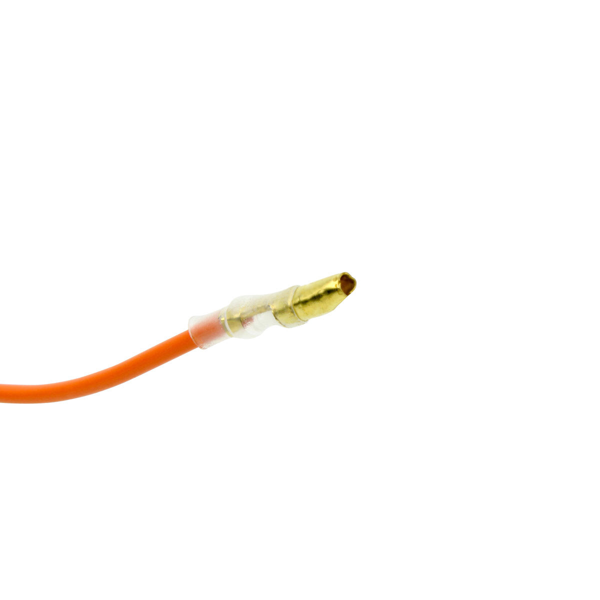 RM STATOR external ignition coil with spark plug cap, suitable for motorcycle ignition systems, shown in the image.