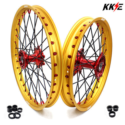 KKE 21" 19" Casting Aluminum Wheels Rims For HONDA 2025 CRF250R CRF450R CRF450L Different Color Comb Available - Howling Moto