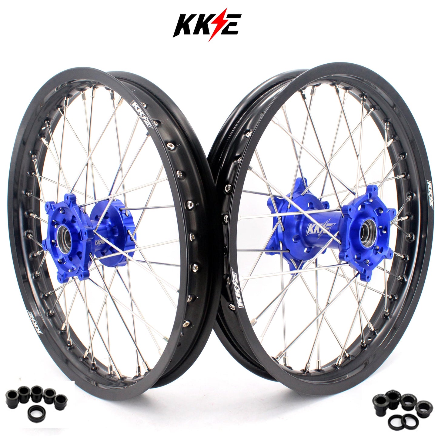 KKE 1.85*19 & 2.15*19 Flat Track Wheels Rim For Yamaha WR250F 2001-2016  WR450F 2003-2015 - Howling Moto