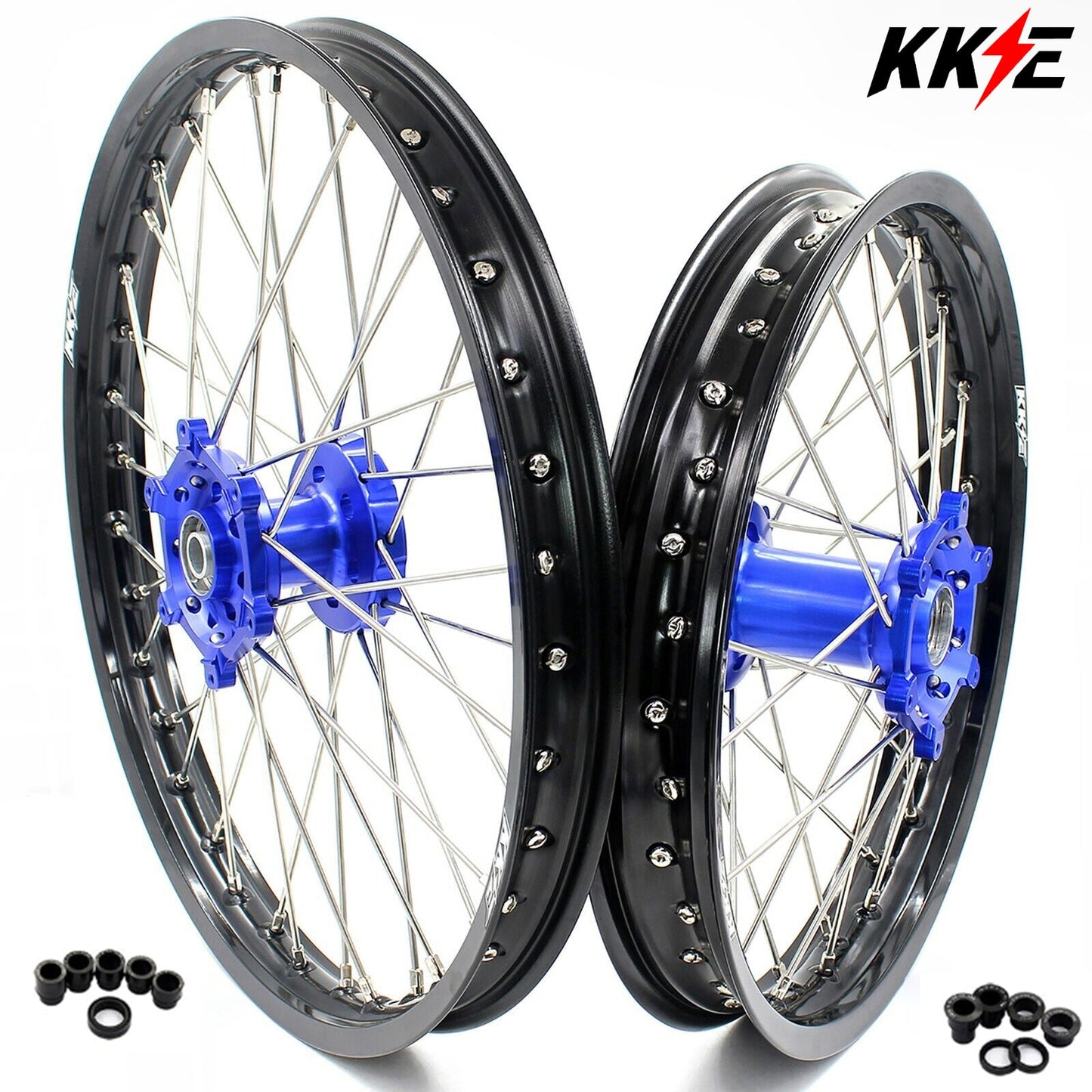 KKE 21"&19" Dirtibke Wheels Rim For YAMAHA YZ125 YZ250 YZ250X YZ250F YZ450F WR250F WR450F