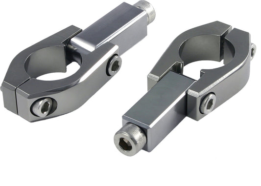 ZETA Armor replacement clamps for 7/8 inch standard, part ZE71-1712, showing the black metal clamps on a plain background.