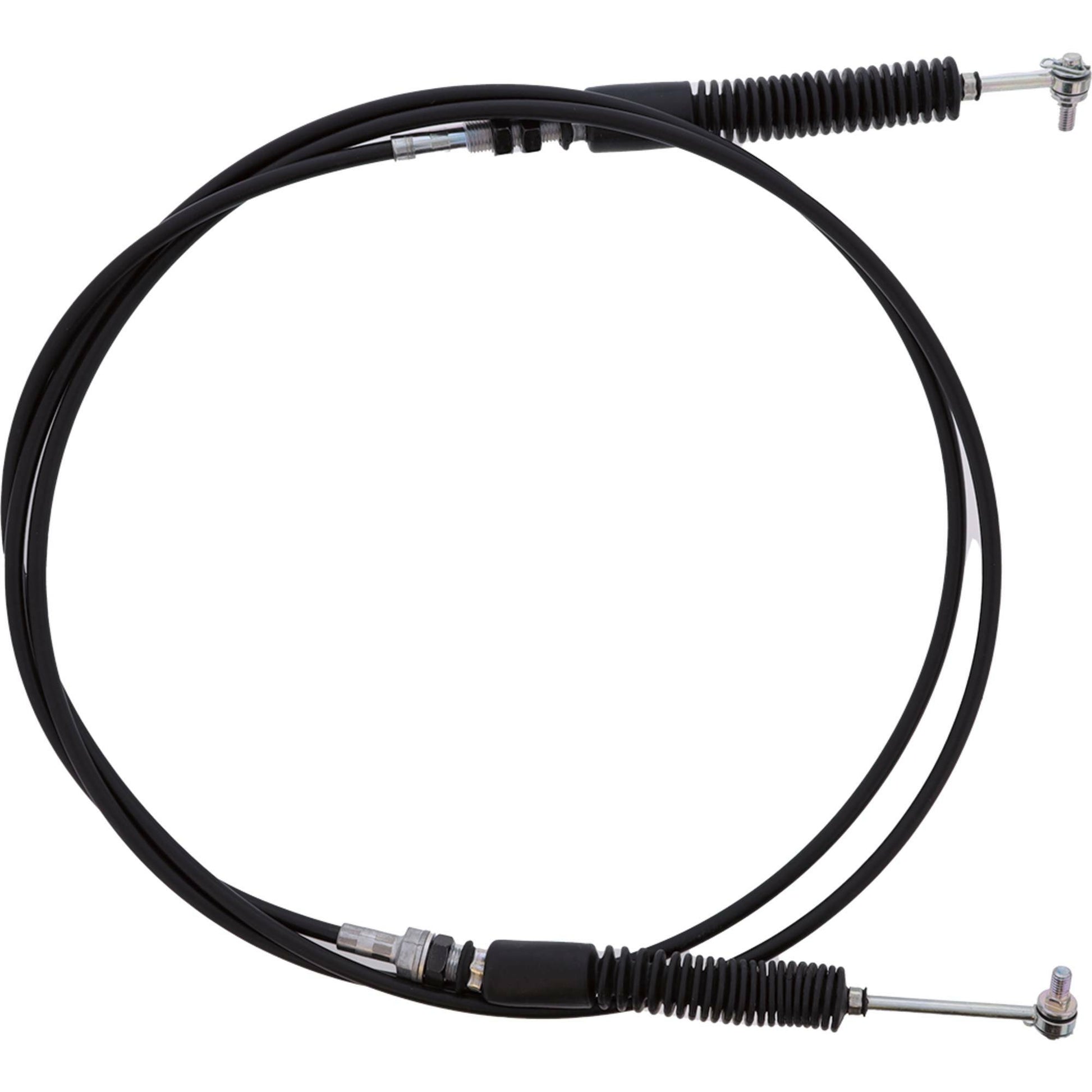 All Balls Utility Vehicle Shift Cable Part 45-5004, black metal and rubber components, designed for easy gear shifting.