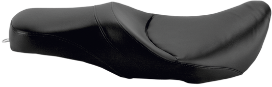 Black SADDLEMEN Pro Tour Seat for Harley FLH '97-'07, designed for comfort and style, with detailed stitching and durable construction.