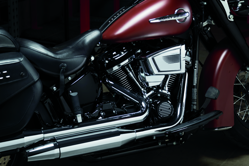 Kuryakyn Precision Dipstick for 2018 Harley Davidson Softail in gloss black, showing the metal dipstick with branding details.