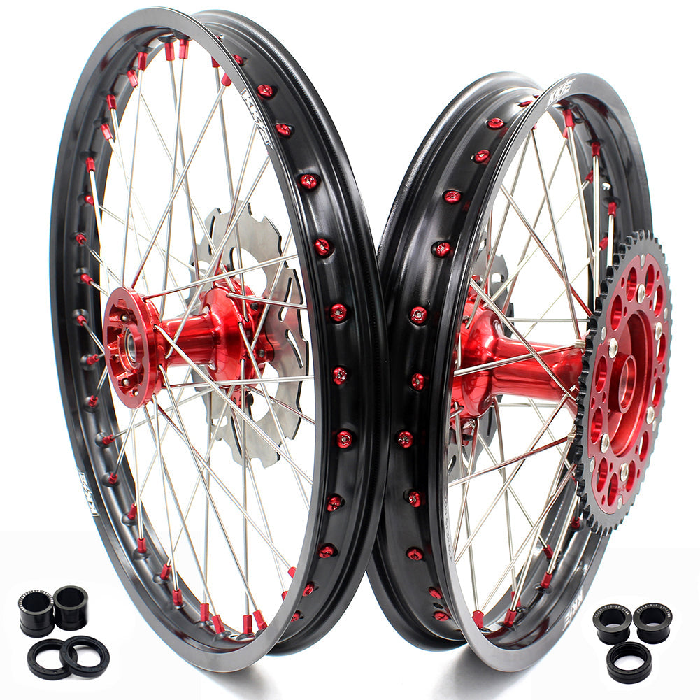 KKE 21" 19" CRF250R CRF450R 2015-2025 For HONDA MX Casting Wheels Rims Set Different Color Comb Available - Howling Moto