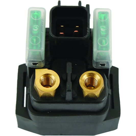 QuadBoss starter solenoid and relay for Suzuki LT-F250 Ozark, 2002-2007, showing the electrical components and wiring connections.