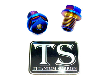 Titanium FastAce Fork Axle Bolts. ALX13RC (2.0) and AXH12RV (3.0)