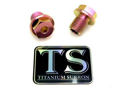 Titanium FastAce Fork Axle Bolts. ALX13RC (2.0) and AXH12RV (3.0)