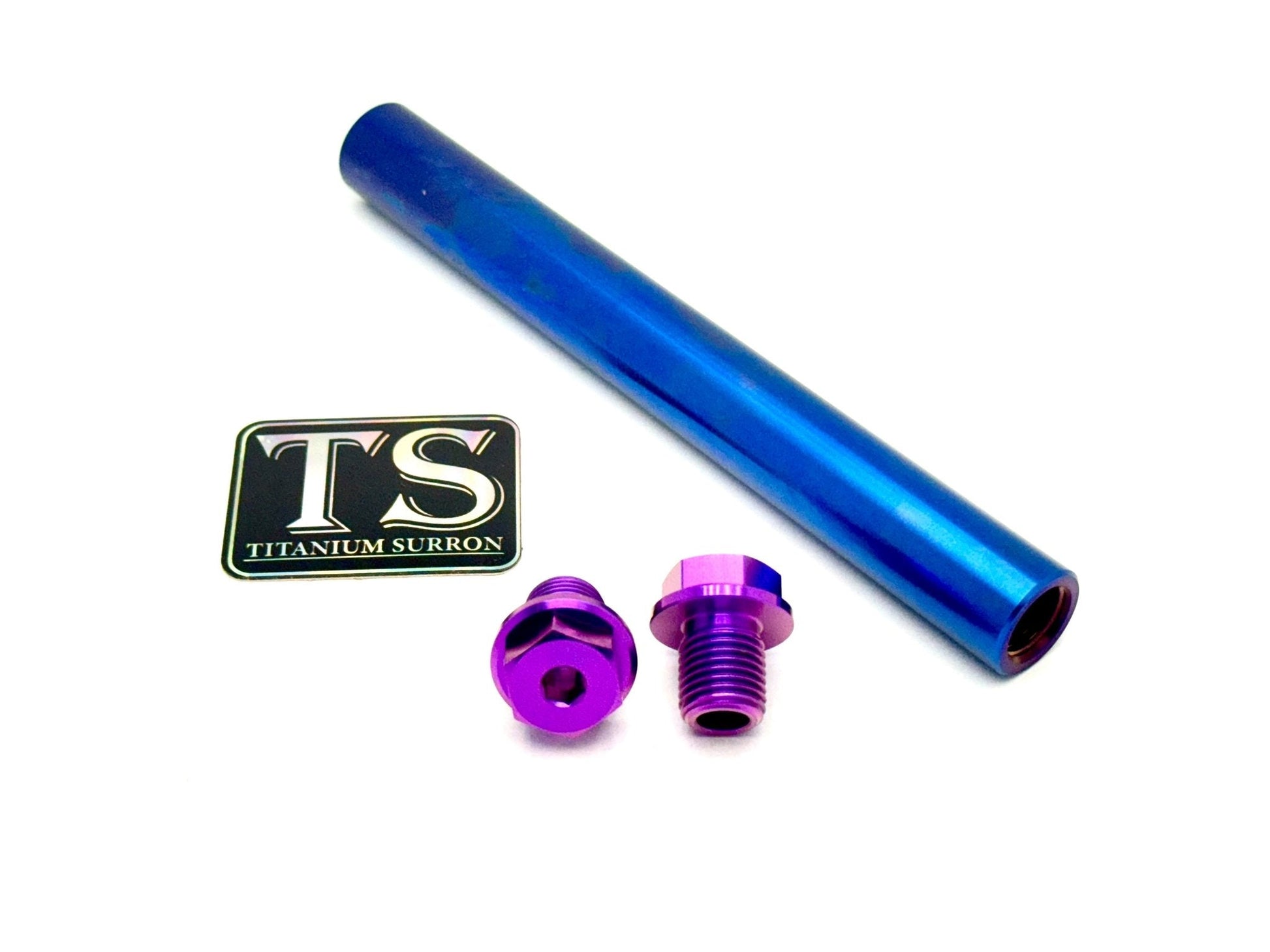 FastAce ALX13RC 2.0 Fork Titanium Axle and Two Axle Bolts (3 Pieces) - Howling Moto