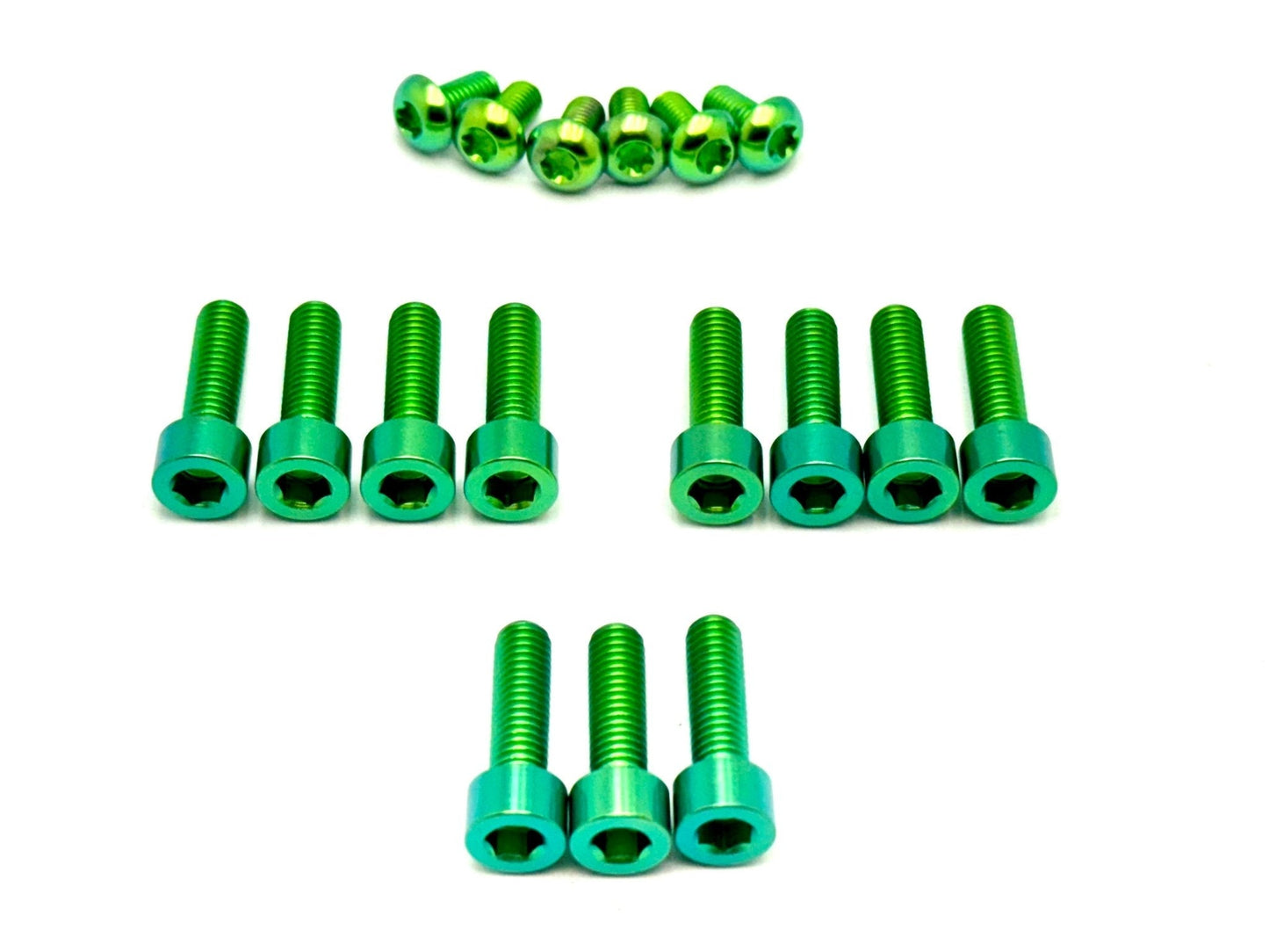 Titanium FastAce Fork Bolt Kits (17 pcs) ALX13RC (2.0) and AHX12RV (3.0)