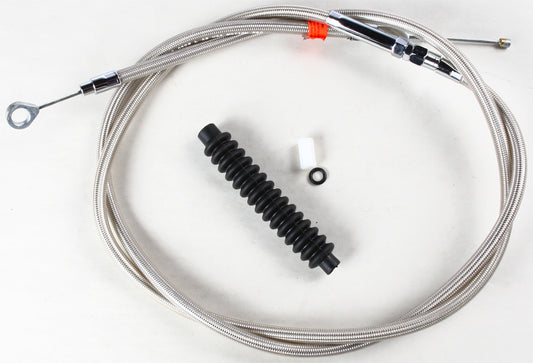 Motion Pro Armor Coat clutch cable part 67-0410, lightweight motorcycle clutch cable with protective coating, shown on a white background.