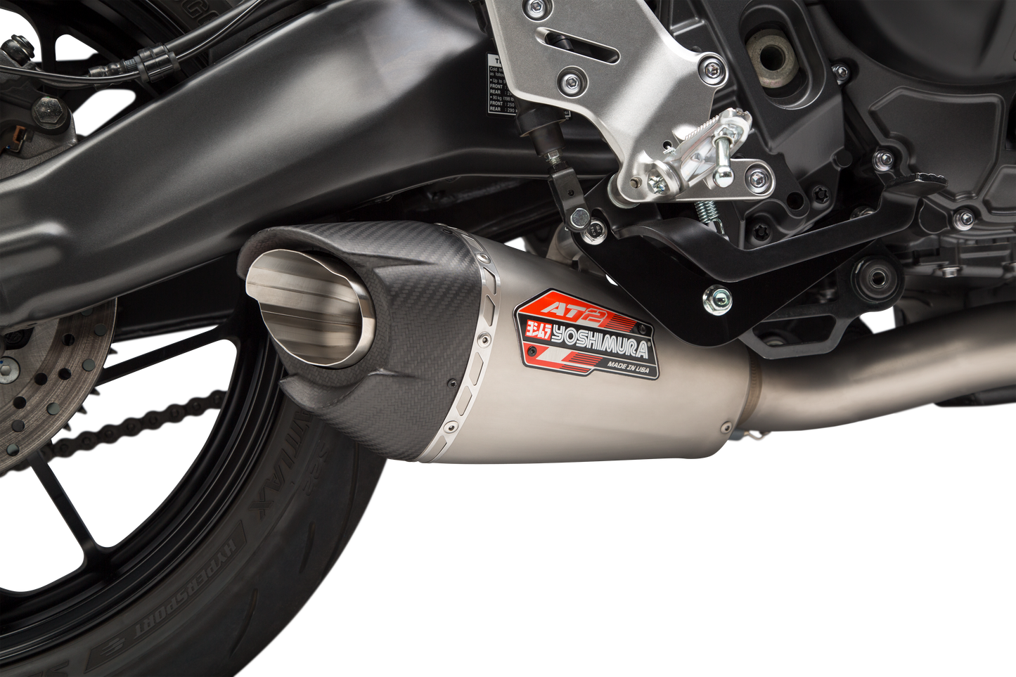 YOSHIMURA, Yoshimura 13992AP521 Exhaust Race AT2 Full System SS/SS/CF for Yamaha