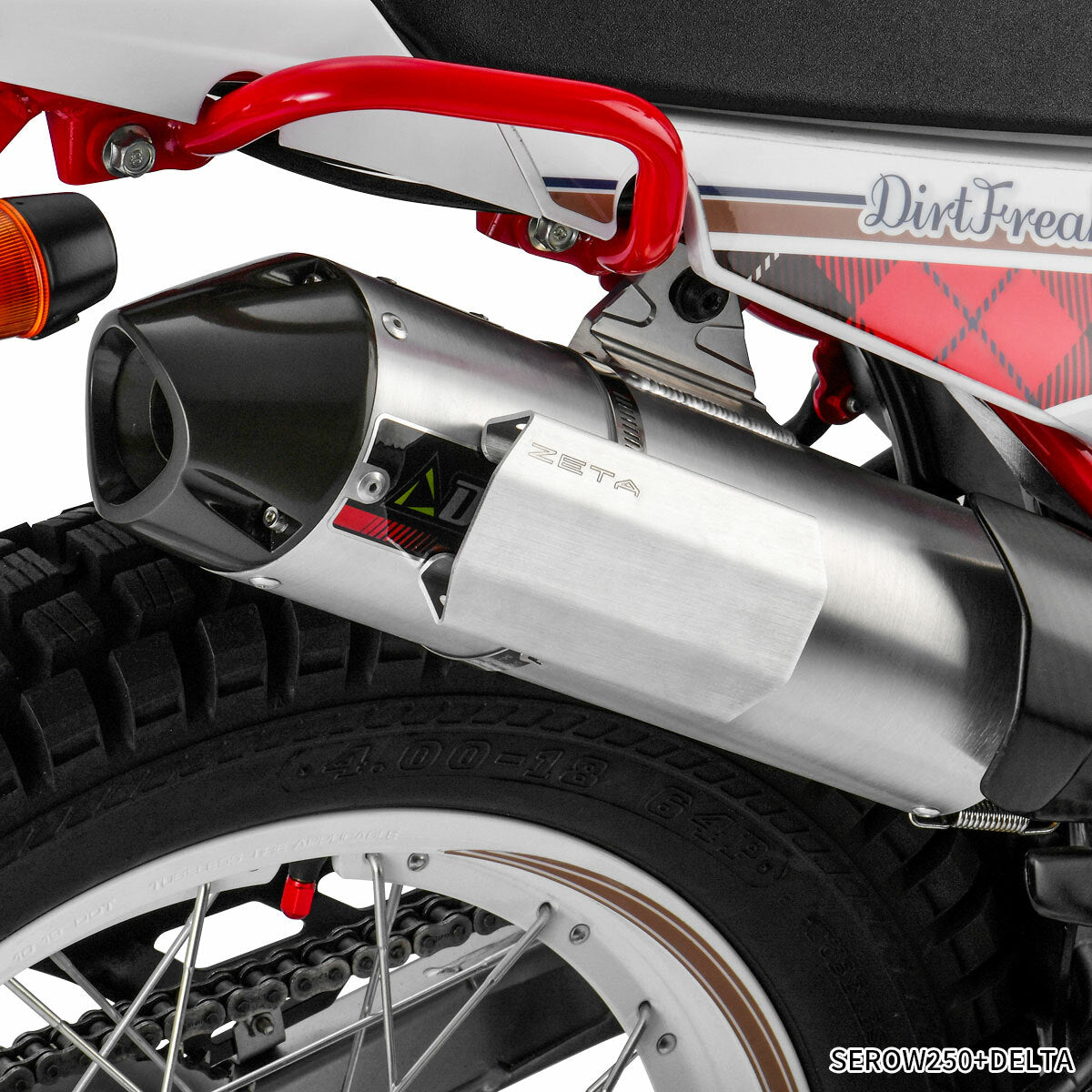 ZETA, ZETA Silencer Heat Guard Silver ZE52-2909 for Motorcycle Exhaust Protection