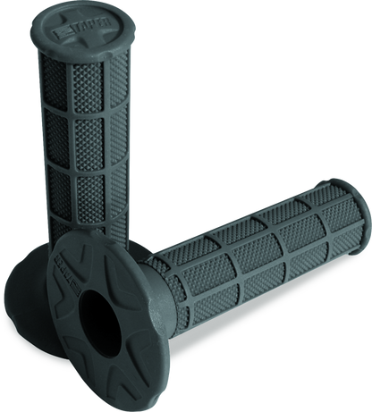 ProTaper, ProTaper Full Waffle Grips Medium for Powersports - Dark Gray (Part #024839)