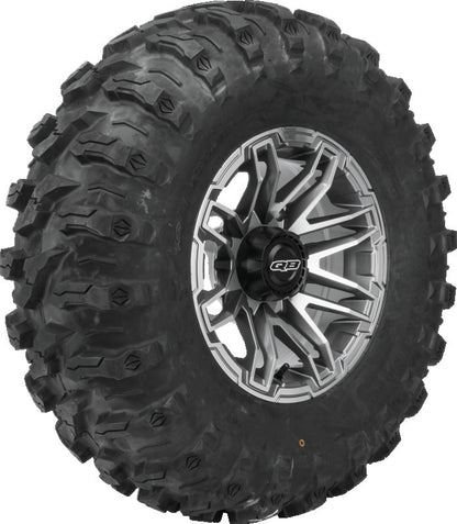 QuadBoss Stryker 14x7 aluminum wheel for powersports vehicles, featuring a sleek design and durable construction.