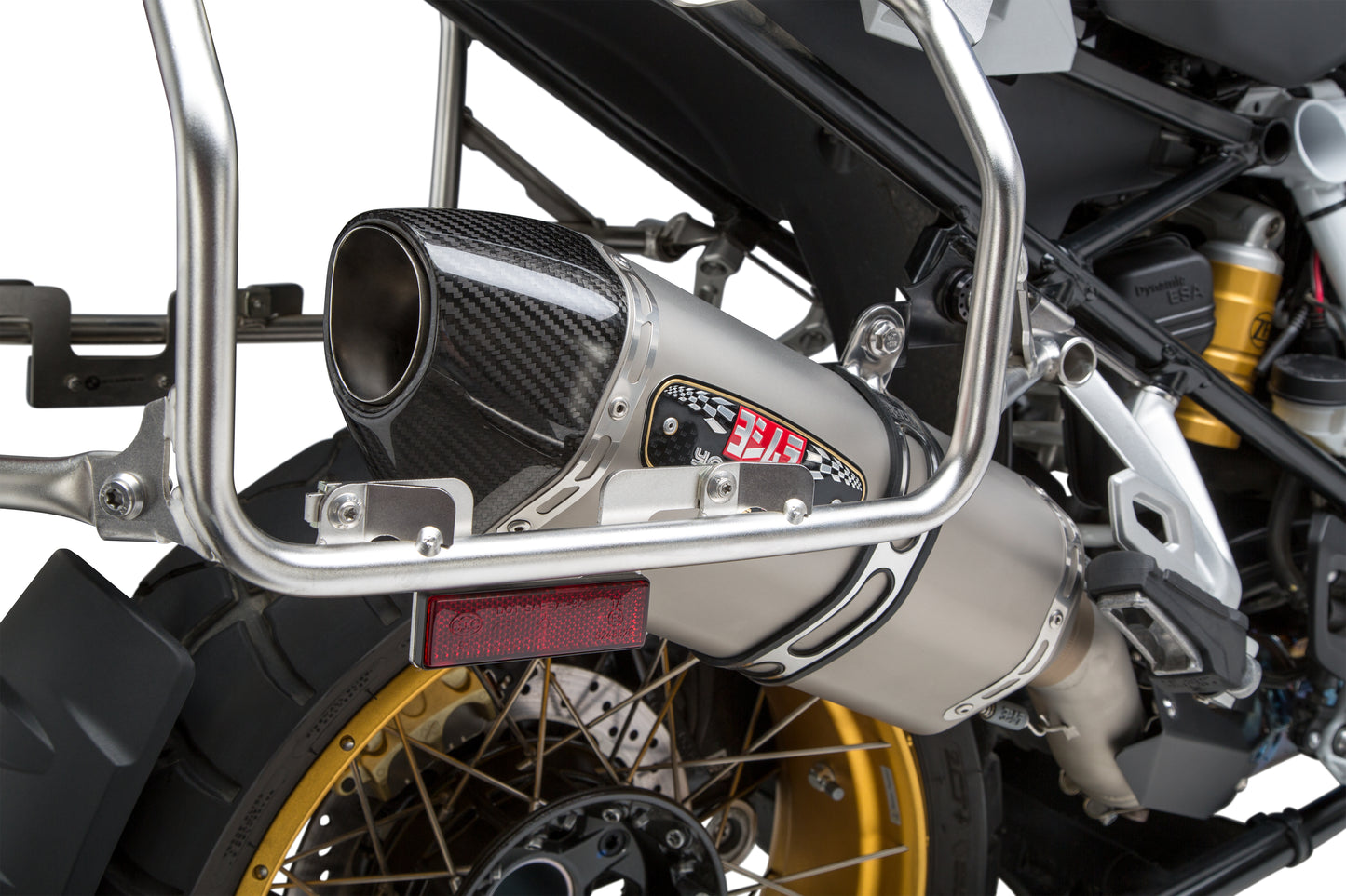 YOSHIMURA Yoshimura Exhaust Street R 77 Slip-On SS SS CF Works motorcycle exhaust with stainless steel and carbon fiber components
