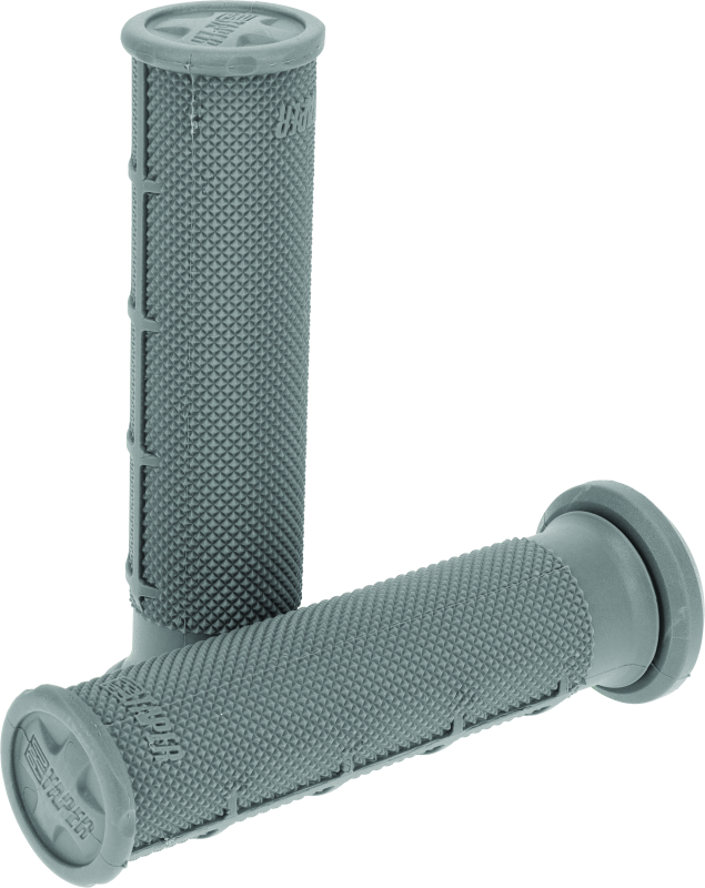 ProTaper 1/2 Waffle ATV grips in medium dark gray with textured surface for enhanced grip and control.
