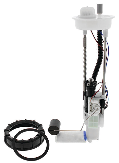 QuadBoss fuel pump module for Polaris Scrambler 850 HO 2013-2014, includes pump and wiring for engine fuel system.