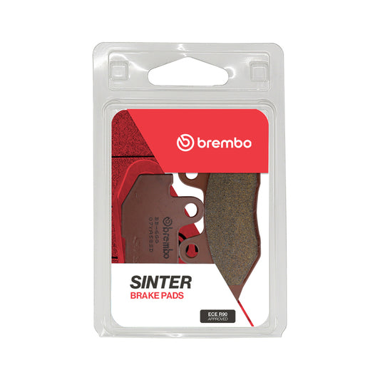 Brembo OE Powersports Yamaha YXC Viking VI rear brake pad for 700cc ATV, right side brake pad shown in the image.