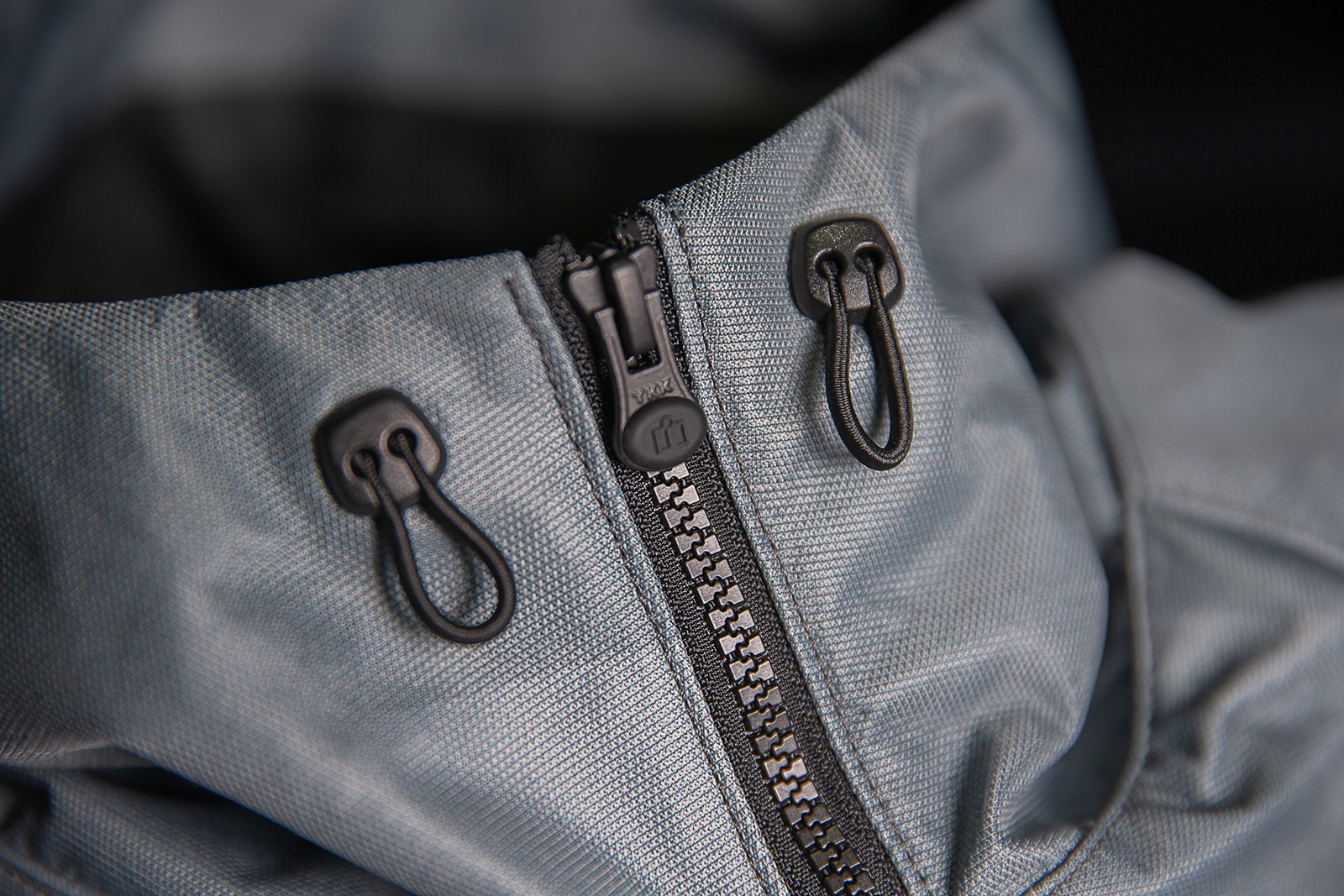 Bill's Exhausts ICON Airform Battlescar™ Gray Jacket, medium size, with detailed design and fabric texture visible.