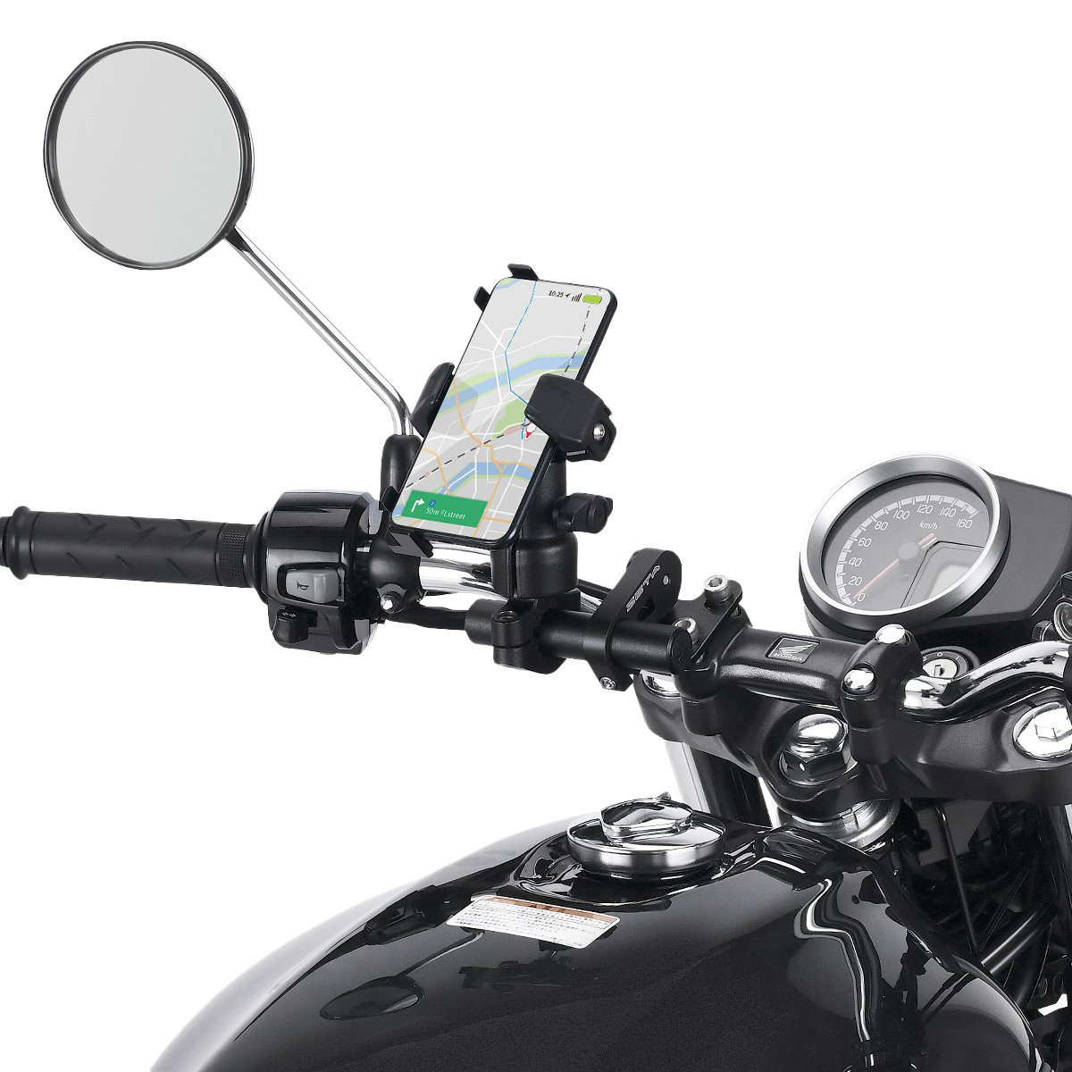 ZETA, ZETA Tough Lock Phone Mount ZE60-0010 | Durable Motorcycle Smartphone Holder with Vibration Absorber System