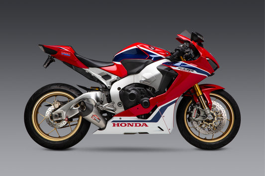 YOSHIMURA, Yoshimura 12202BP521 Exhaust Street AT2 Slip-On with Carbon Fiber End Cap