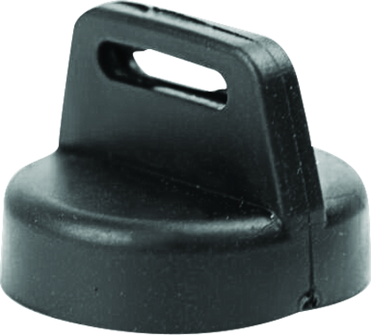 QuadBoss ignition switch cover for Arctic Cat 250 and 300 models (1998-2003), black protective accessory for ignition switch.