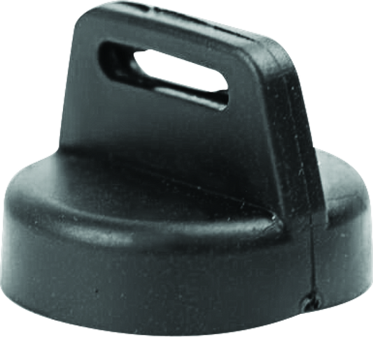 QuadBoss ignition switch cover for Arctic Cat 250 and 300 models (1998-2003), black protective accessory for ignition switch.